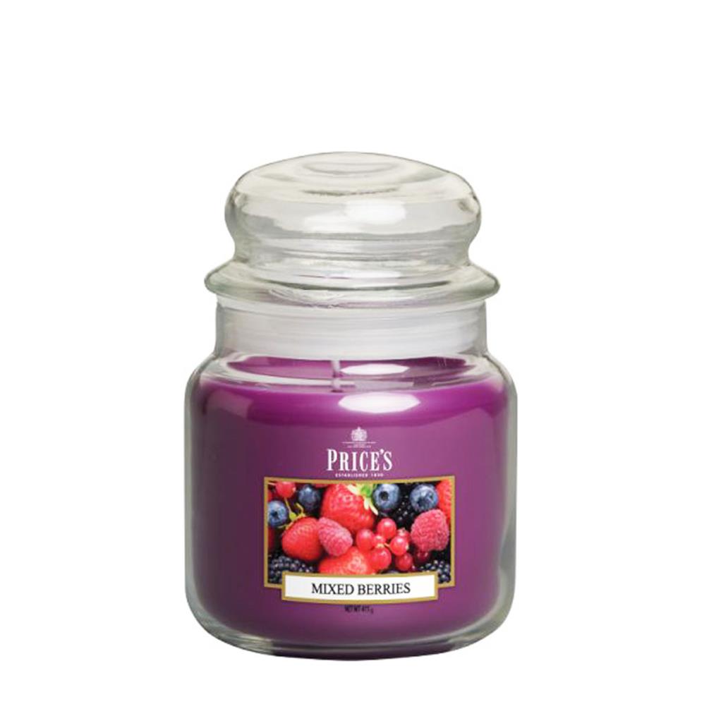 Price's Mixed Berries Medium Jar Candle £14.39